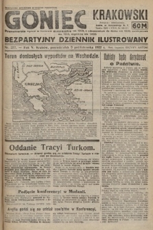 Goniec Krakowski : bezpartyjny dziennik popularny. 1922, nr 277