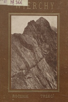 Wierchy : rocznik poświęcony górom i góralszczyźnie. R. 3, 1925