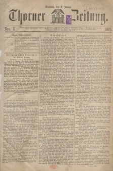 Thorner Zeitung. 1869, Nro. 2 (3 Januar)