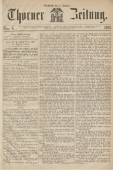 Thorner Zeitung. 1869, Nro. 4 (6 Januar)