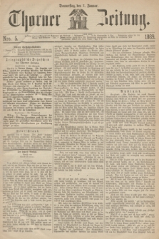 Thorner Zeitung. 1869, Nro. 5 (7 Januar)
