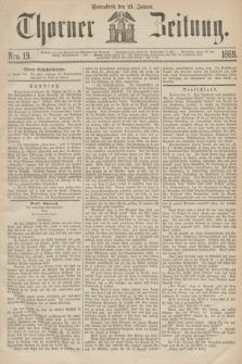 Thorner Zeitung. 1869, Nro. 19 (23 Januar)