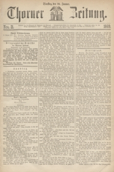 Thorner Zeitung. 1869, Nro. 21 (26 Januar)