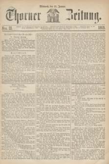 Thorner Zeitung. 1869, Nro. 22 (27 Januar)