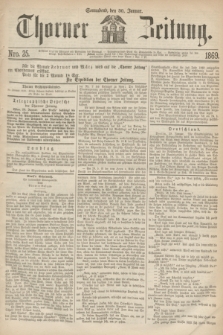 Thorner Zeitung. 1869, Nro. 25 (30 Januar)
