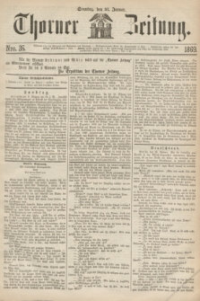 Thorner Zeitung. 1869, Nro. 26 (31 Januar)