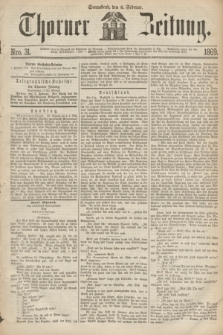 Thorner Zeitung. 1869, Nro. 31 (6 Februar) + wkładka