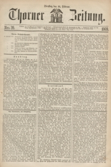 Thorner Zeitung. 1869, Nro. 39 (16 Februar)