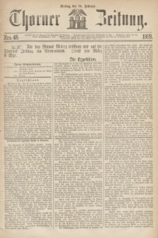 Thorner Zeitung. 1869, Nro. 48 (26 Februar)