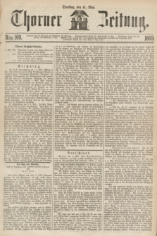 Thorner Zeitung. 1869, Nro. 108 (11 Mai)