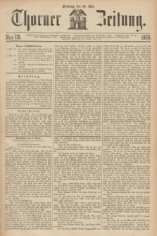 Thorner Zeitung. 1869, Nro. 118 (23 Mai)