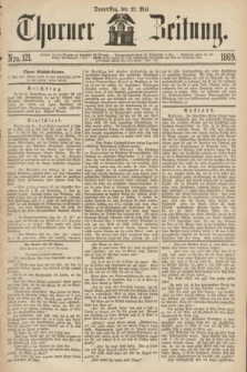 Thorner Zeitung. 1869, Nro. 121 (27 Mai)
