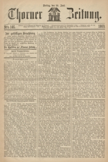Thorner Zeitung. 1869, Nro. 146 (25 Juni)