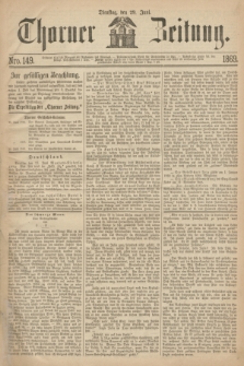 Thorner Zeitung. 1869, Nro. 149 (29 Juni)