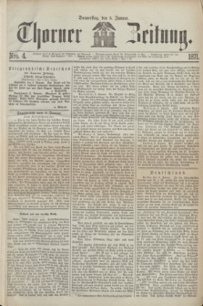 Thorner Zeitung. 1871, Nro. 4 (5 Januar)