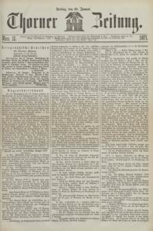 Thorner Zeitung. 1871, Nro. 11 (13 Januar)