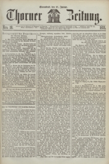 Thorner Zeitung. 1871, Nro. 18 (21 Januar)
