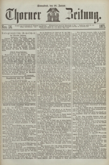 Thorner Zeitung. 1871, Nro. 24 (28 Januar)