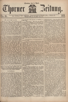Thorner Zeitung. 1871, Nro. 86 (9 April)