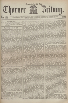 Thorner Zeitung. 1871, Nro. 171 (22 Juli)