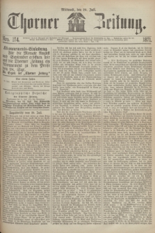 Thorner Zeitung. 1871, Nro. 174 (26 Juli)
