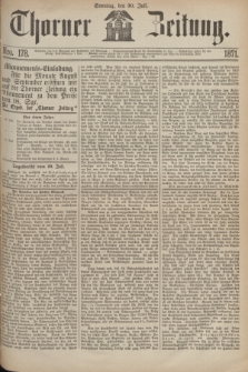 Thorner Zeitung. 1871, Nro. 178 (30 Juli)