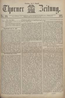 Thorner Zeitung. 1871, Nro. 179 (1 August)