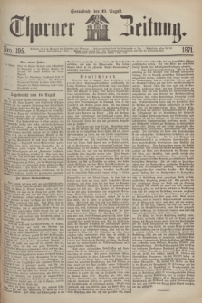Thorner Zeitung. 1871, Nro. 195 (19 August)
