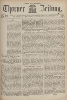 Thorner Zeitung. 1871, Nro. 206 (1 September)