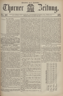 Thorner Zeitung. 1871, Nro. 207 (2 September)