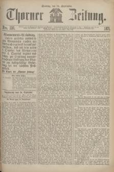Thorner Zeitung. 1871, Nro. 226 (24 September)