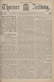 Thorner Zeitung. 1871, Nro. 232 (1 October)