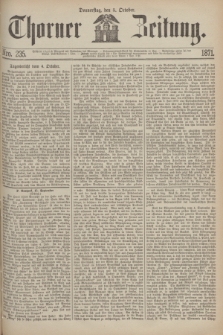 Thorner Zeitung. 1871, Nro. 235 (5 Oktober)