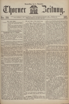 Thorner Zeitung. 1871, Nro. 259 (2 November)