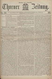 Thorner Zeitung. 1871, Nro. 262 (5 November)