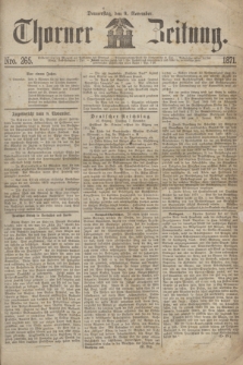 Thorner Zeitung. 1871, Nro. 265 (9 November)