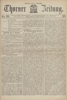 Thorner Zeitung. 1871, Nro. 268 (12 November)