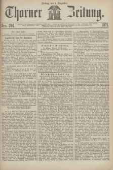 Thorner Zeitung. 1871, Nro. 284 (1 Dezember)