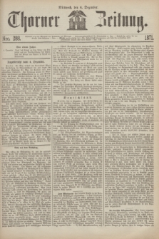 Thorner Zeitung. 1871, Nro. 288 (6 Dezember)