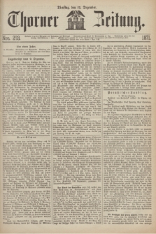 Thorner Zeitung. 1871, Nro. 293 (12 Dezember)