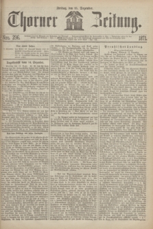 Thorner Zeitung. 1871, Nro. 296 (15 Dezember)