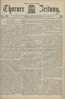 Thorner Zeitung. 1871, Nro. 299 (19 Dezember)