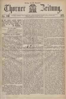 Thorner Zeitung. 1871, Nro. 306 (29 Dezember)