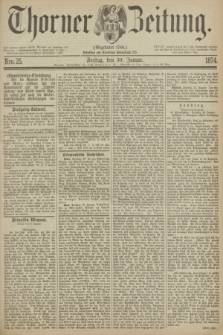 Thorner Zeitung : Gegründet 1760. 1874, Nro. 25 (30 Januar)