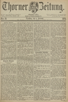 Thorner Zeitung : Gegründet 1760. 1874, Nro. 28 (3 Februar)