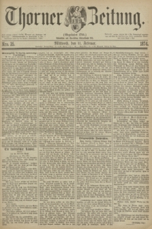 Thorner Zeitung : Gegründet 1760. 1874, Nro. 35 (11 Februar)