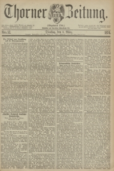 Thorner Zeitung : Gegründet 1760. 1874, Nro. 52 (3 März)