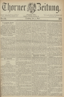 Thorner Zeitung : Gegründet 1760. 1874, Nro. 104 (5 Mai)