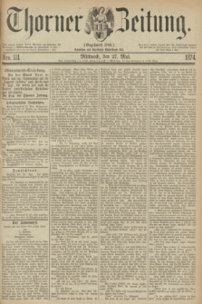 Thorner Zeitung : Gegründet 1760. 1874, Nro. 121 (27 Mai)