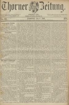 Thorner Zeitung : Gegründet 1760. 1874, Nro. 130 (6 Juni)